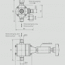 Krautzberger Klein-Materialdruckregler, Edelstahl, manuell einstellbar, mit Doppelmembrane und Leckagebohrung, Übersetzungsverhältnis 1:1